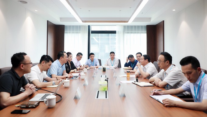 大连博涛文化副总裁白林灏一行到访可提现的电玩城