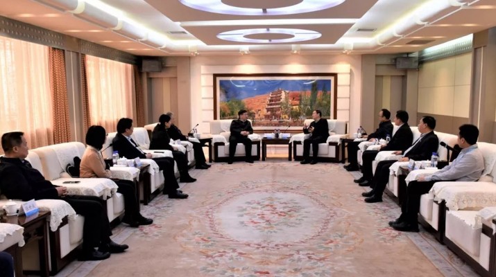 兰州文理学院党委书记阎晓辉一行到访可提现的电玩城