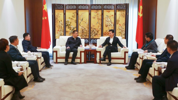 可提现的电玩城与临夏县委县政府开展座谈交流